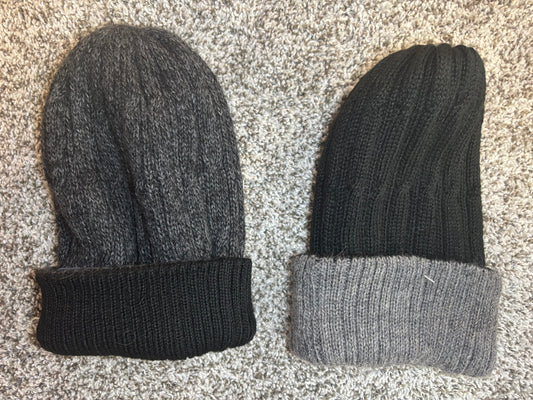 Alpaca Hunter Hat – Double Knit Reversible Beanie