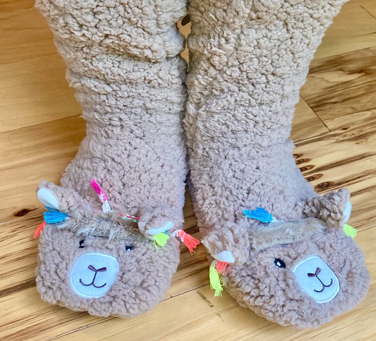 Alpaca Character Lounge Slippers